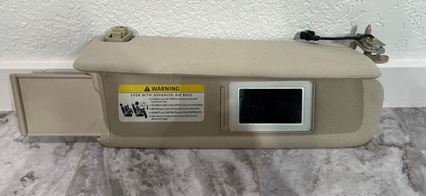 2007-15 Audi Q7 Front Left Driver Sun Visor OEM