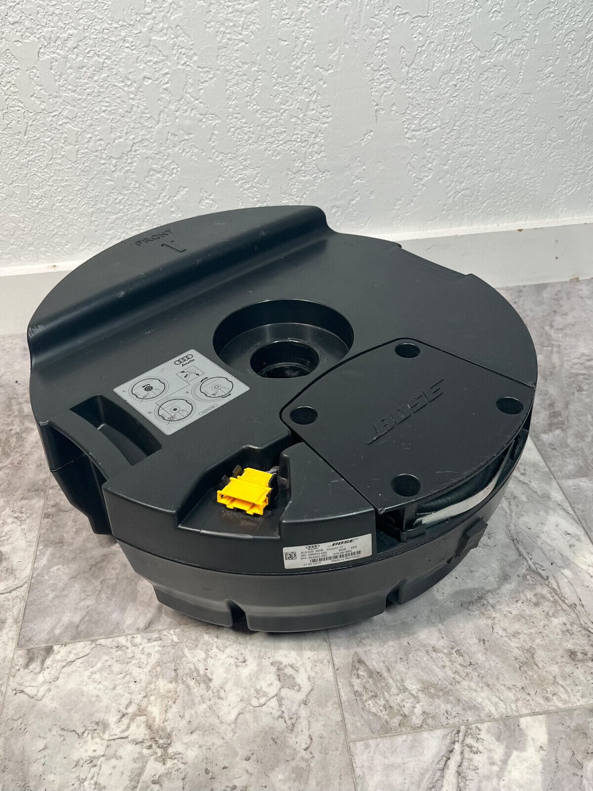 2007-15 Audi Q7 Rear Speaker Subwoofer Bass Box BOSE OEM
