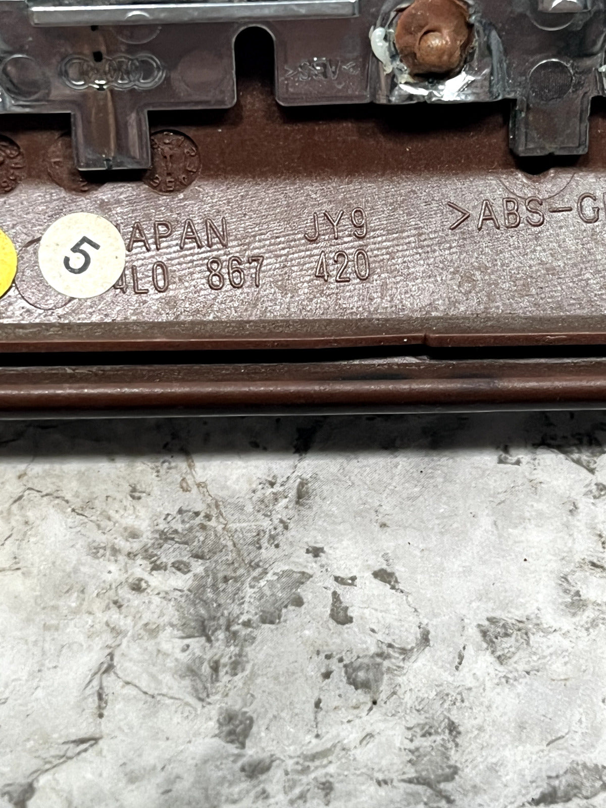 2007-15 Audi Q7 Rear Right Passenger Interior Door Panel Trim OEM