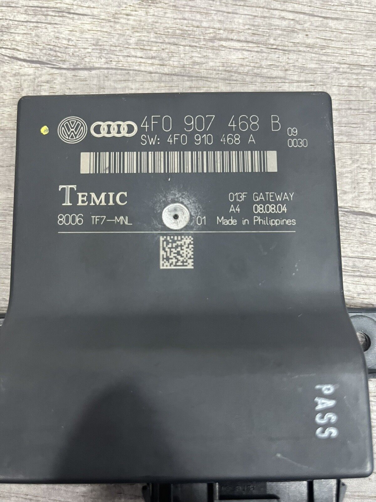 2005-10 Audi A6 Gateway Control Module Unit OEM