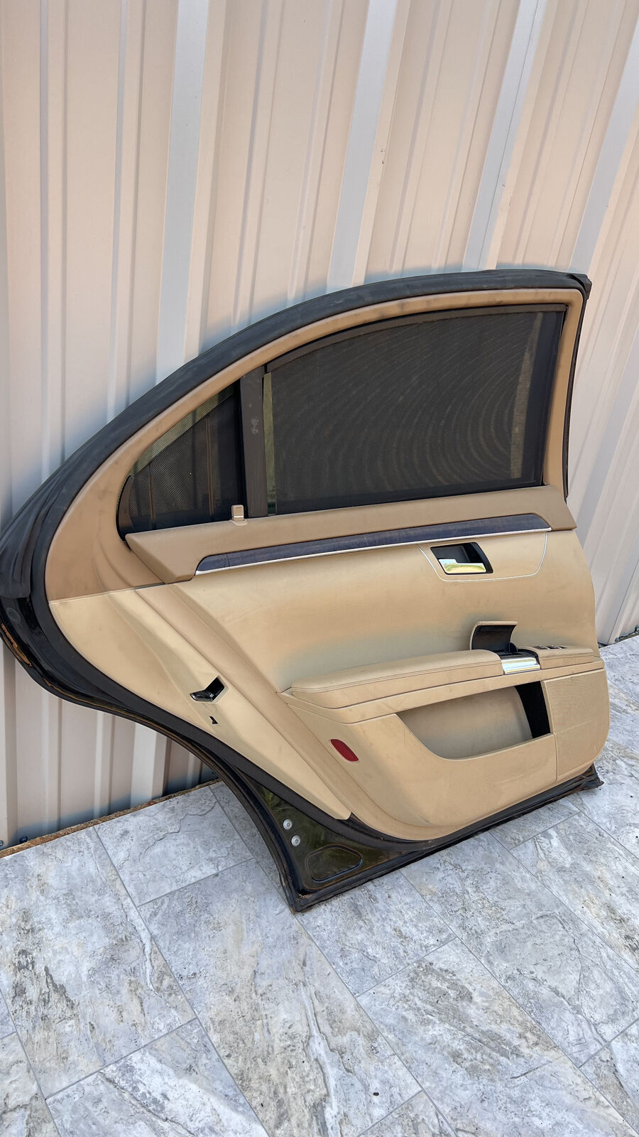 2007-13 Mercedes Benz W221 S550 Rear Left Driver Side Door Shell OEM
