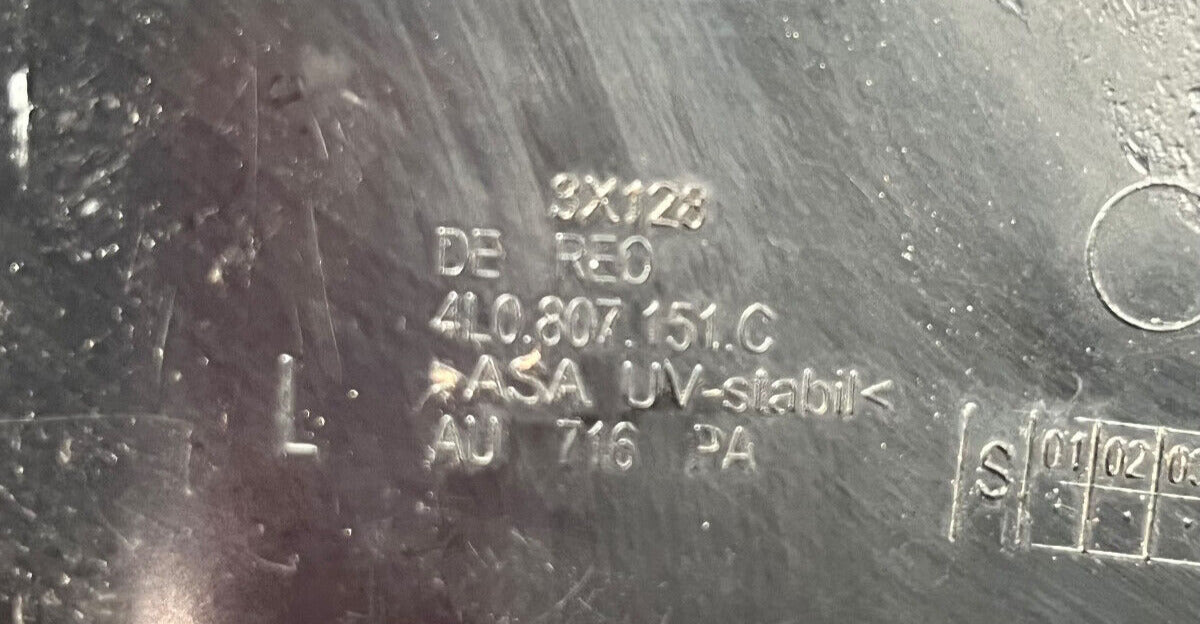 2007-15 Audi Q7 Left Side Bracket Air Guide OEM