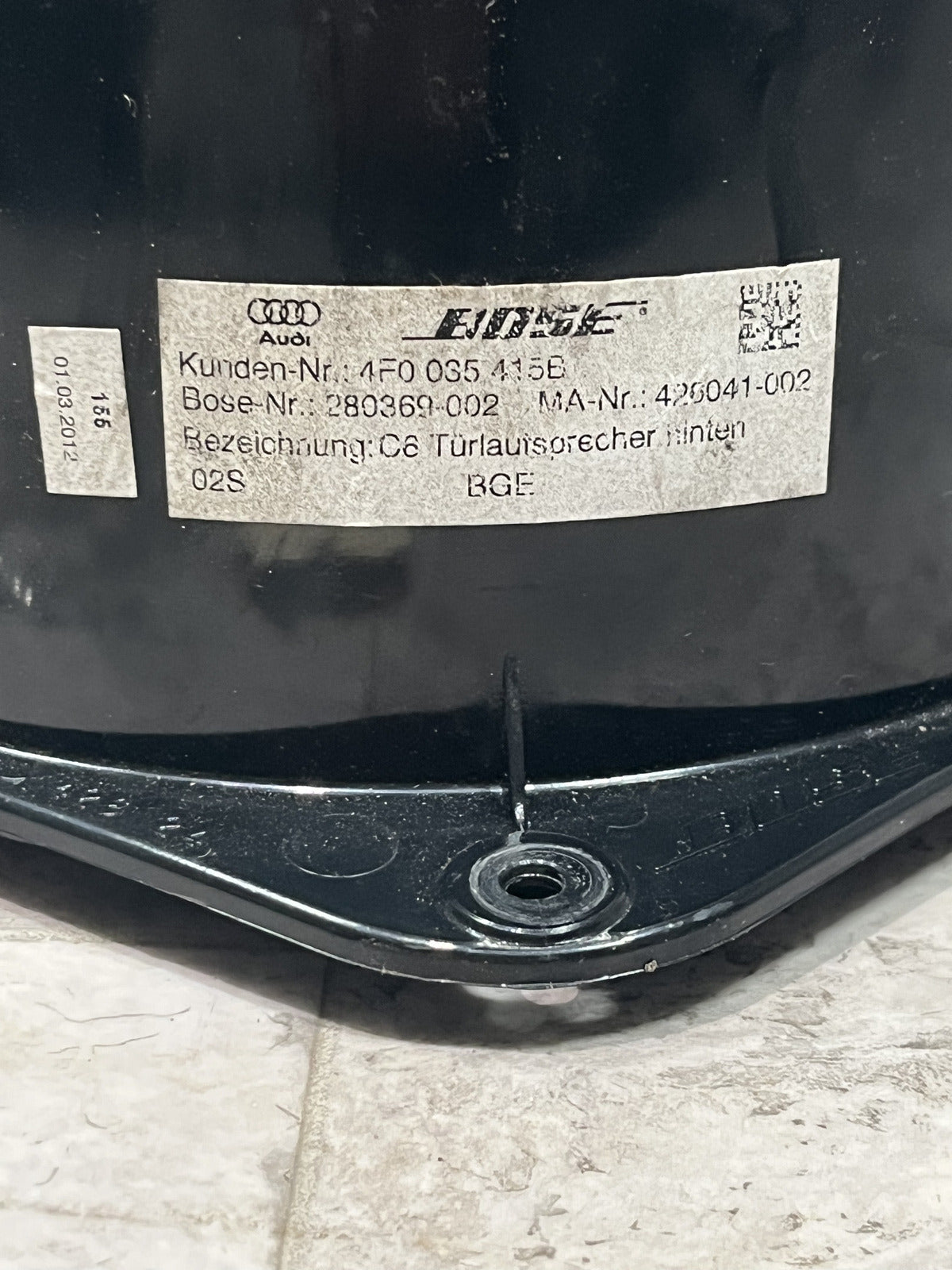 2007-15 Audi Q7 Door Sound Speaker Rear Left or Right OEM