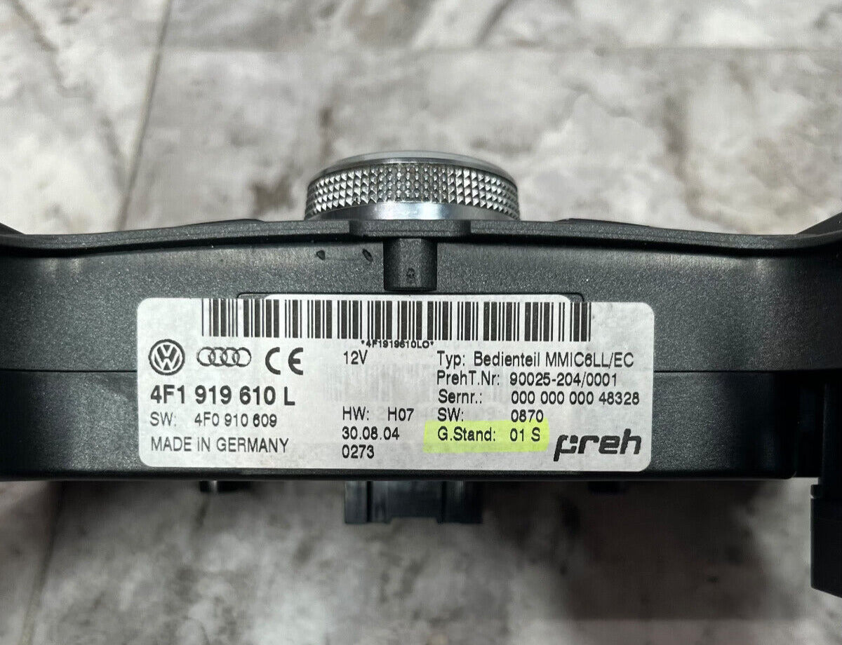 2005-09 Audi A6 S6 MMI Center Console Radio Player Navigation Control Switch OEM