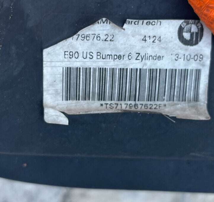 2007-12 BMW E90 328i 325i Rear Bumper Reinforcement Impact Bar Rebar OEM