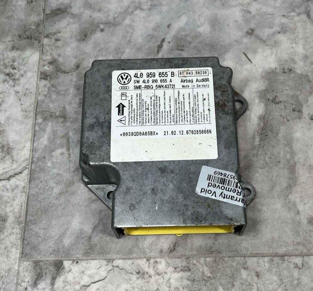 2007-15 Audi Q7 SRS Computer Control Module Sensor OEM