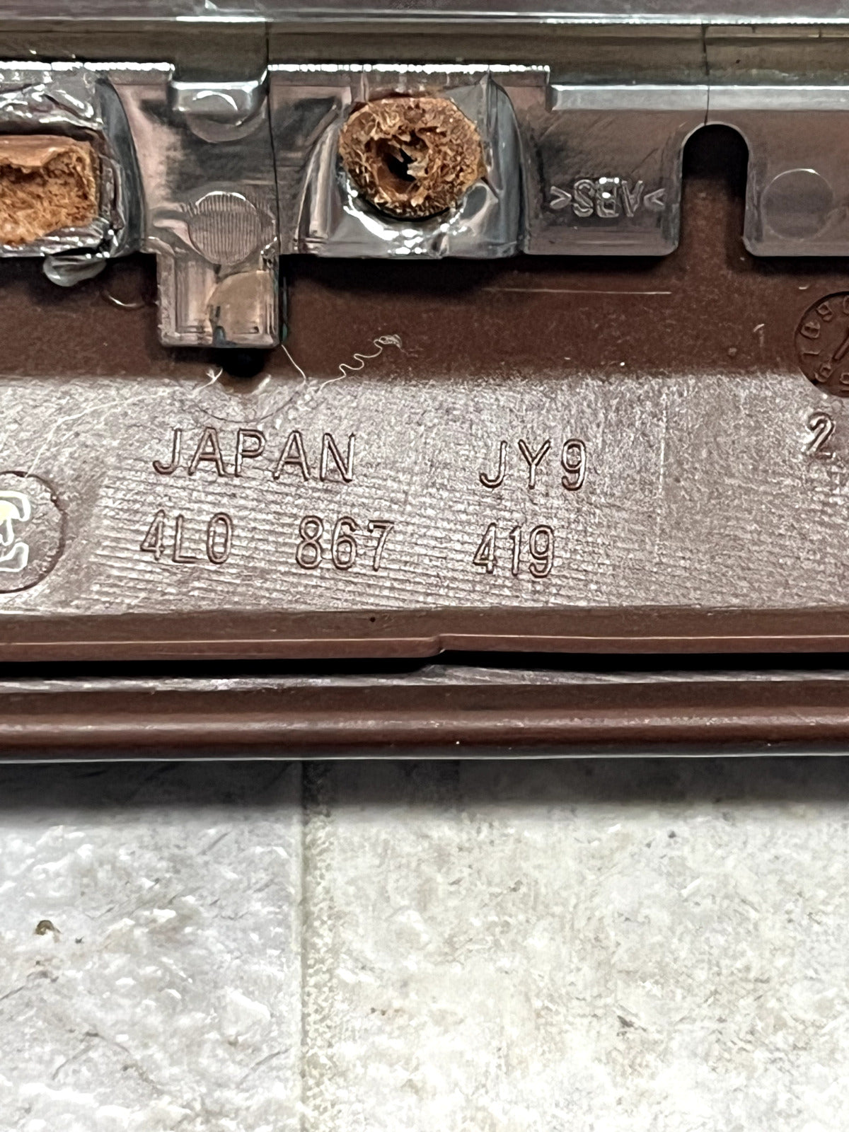 2007-15 Audi Q7 Rear Left Driver Side Interior Door Panel Trim Molding OEM