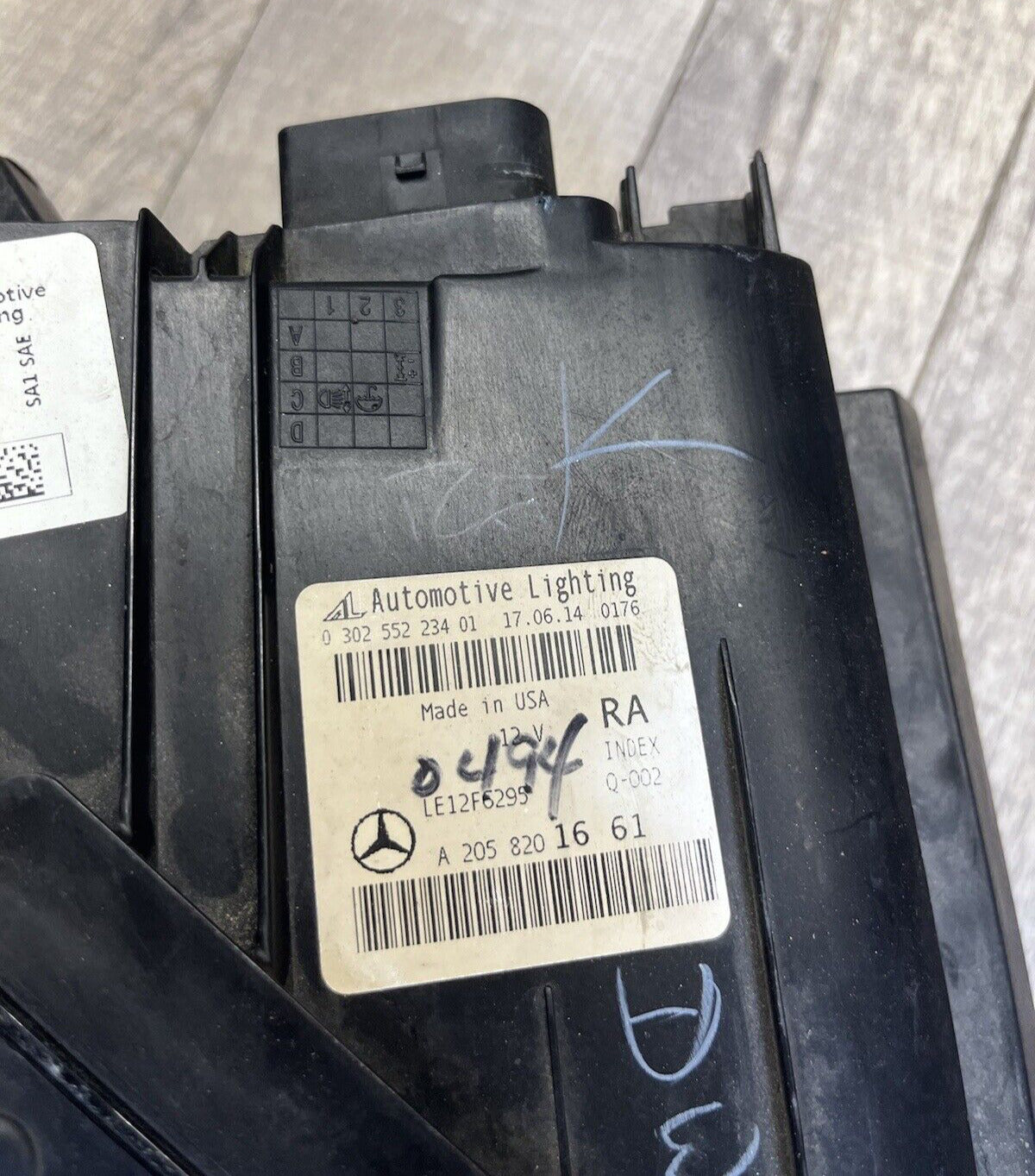 2015-18 Mercedes Benz C-Class W205 C300 Right Side Led Headlight OEM