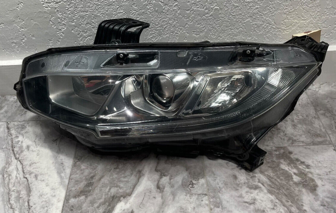 2016-20 Honda Civic Left Driver Side Headlight Halogen OEM