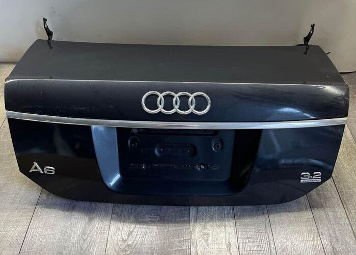 2005-08 Audi A6 Quattro Trunk Lid Shell Black OEM