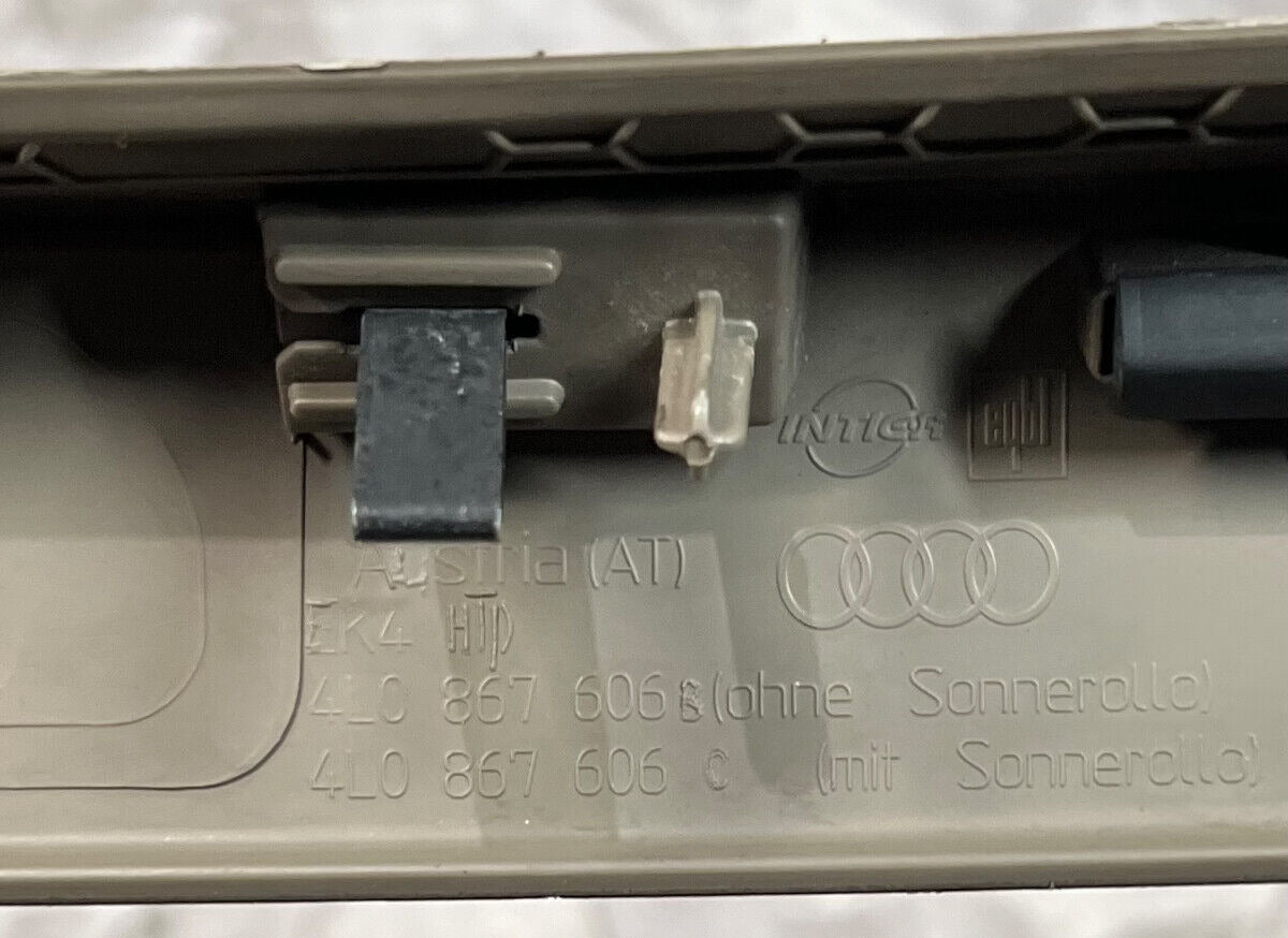 2007-15 Audi Q7 Upper Center Trunk Hatch Trim Panel OEM