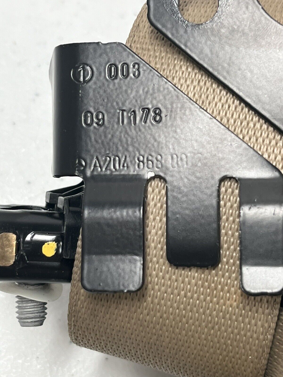 2008-14 Mercedes W204 C300 C250 C350 Front Left Driver Seat Belt OEM