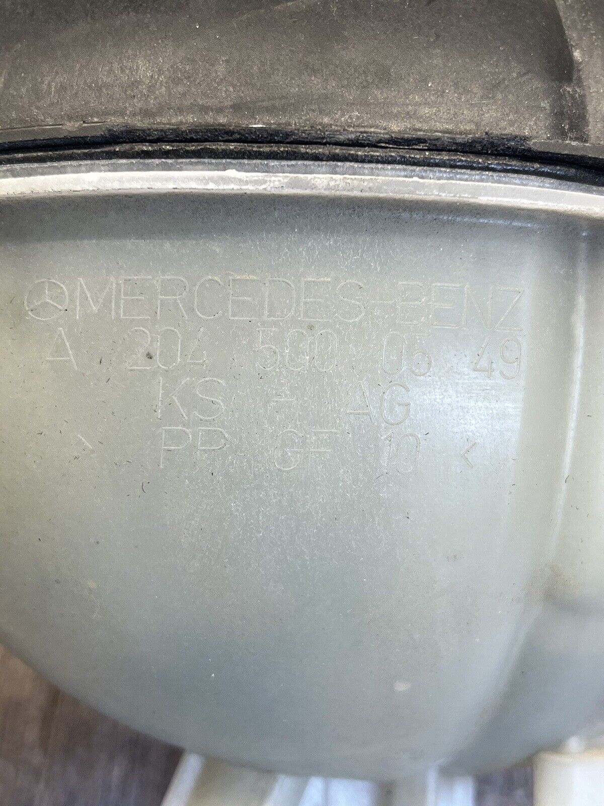 2008-11 Mercedes W204 C250 C300 Radiator Coolant Overflow Tank Reservoir OEM