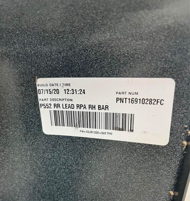 2015-20 Ford F-150 Rear Right Bumper Extension w/ Sensor Hole OEM