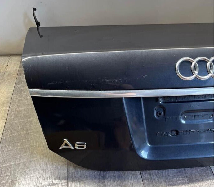 2005-08 Audi A6 Quattro Trunk Lid Shell Black OEM