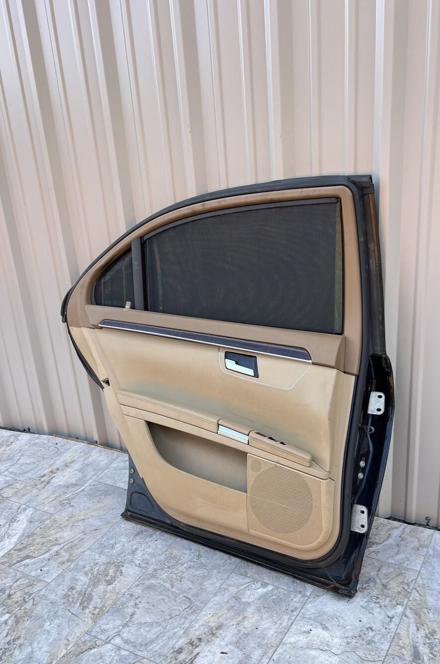2007-13 Mercedes Benz W221 S550 Rear Left Driver Side Door Shell OEM
