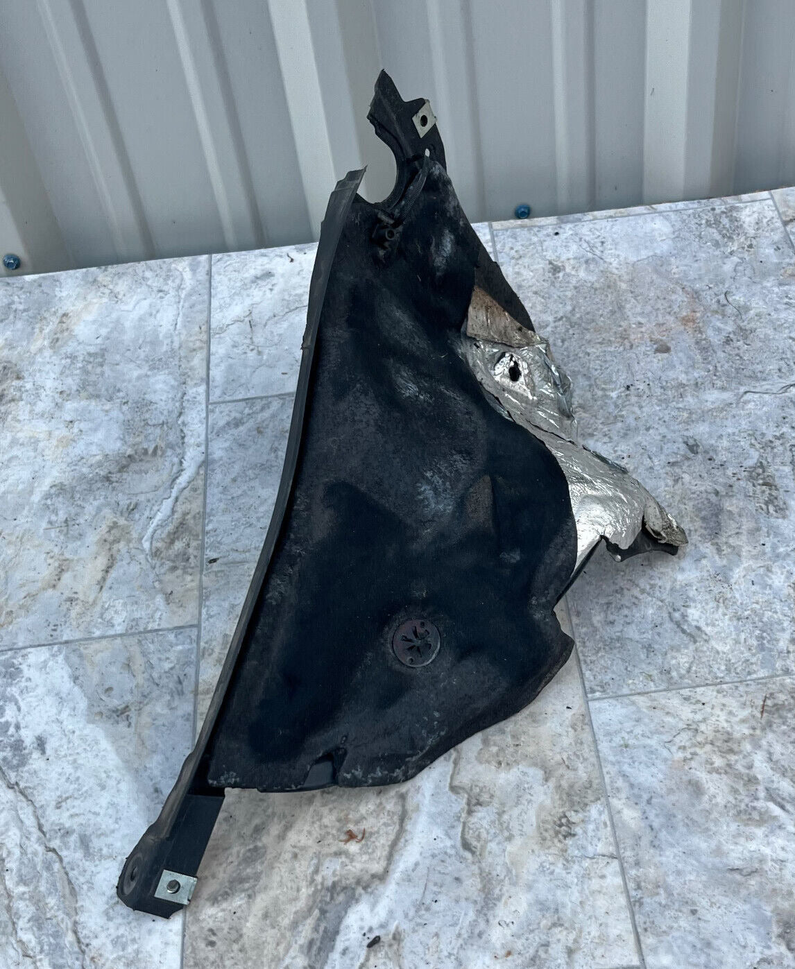2011-15 Audi Q7 Front Right Side Cowl Panel Firewall Shield Cover Trim OEM