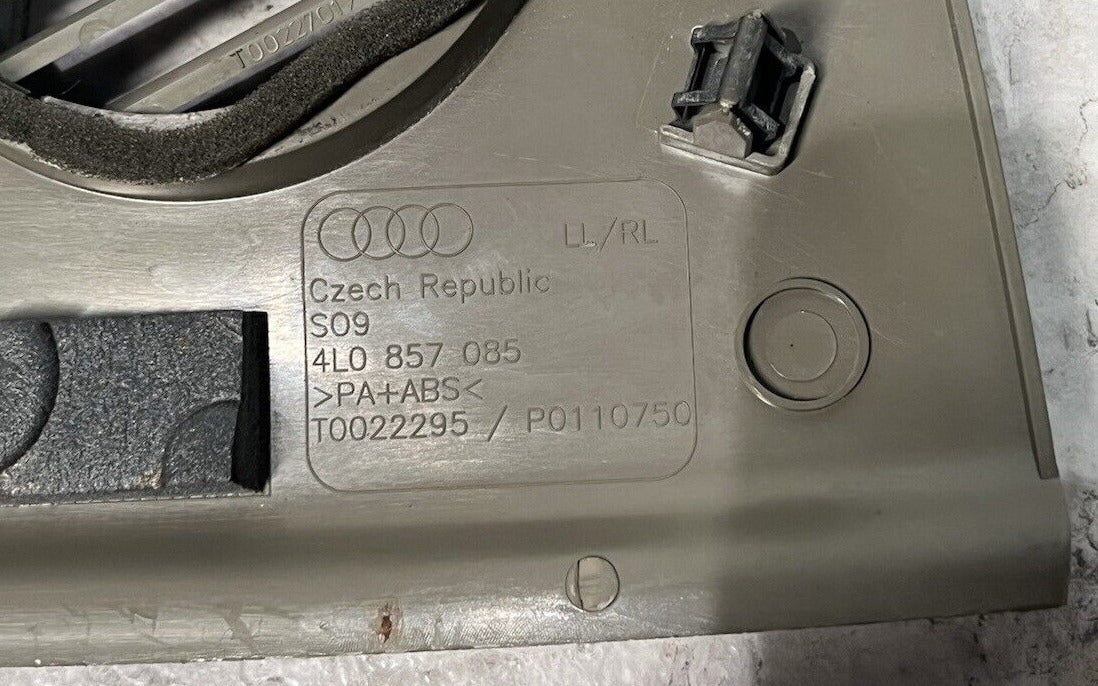 2007-15 Audi Q7 Left Side Fuse Box Dash Cover Panel Air Vent OEM
