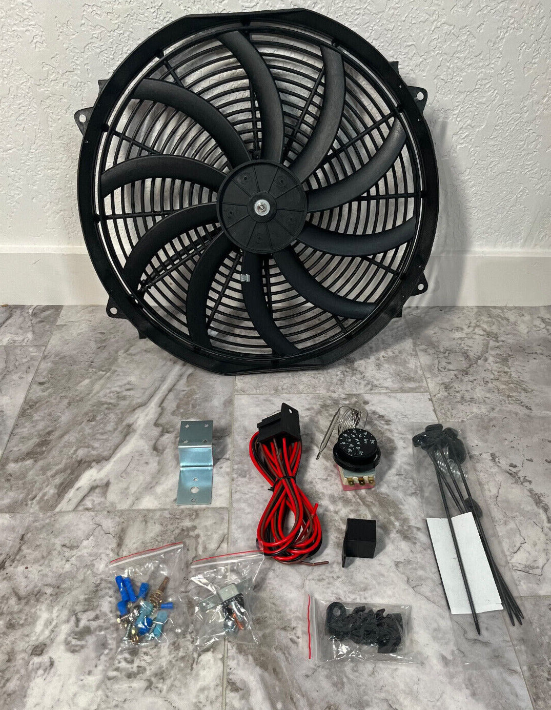Maxon Performance 12V Electric Radiator Fan Pusher 120w High Power Motor