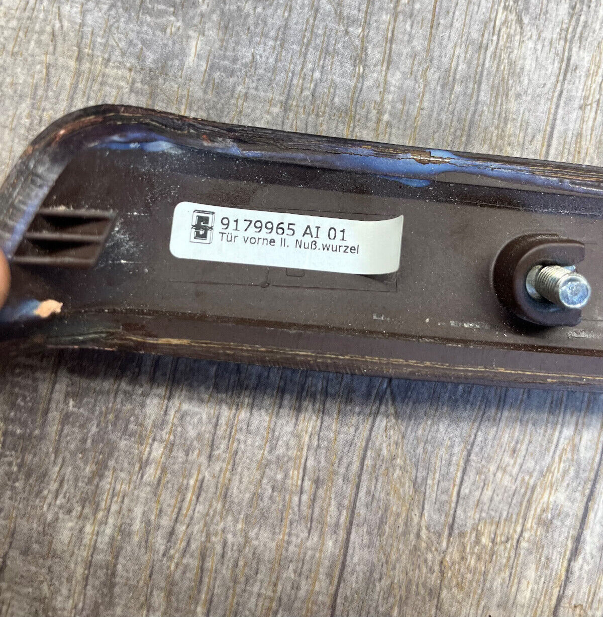 2006-11 BMW E90 328i Front Left Door Trim Walnut Wood Moulding OEM