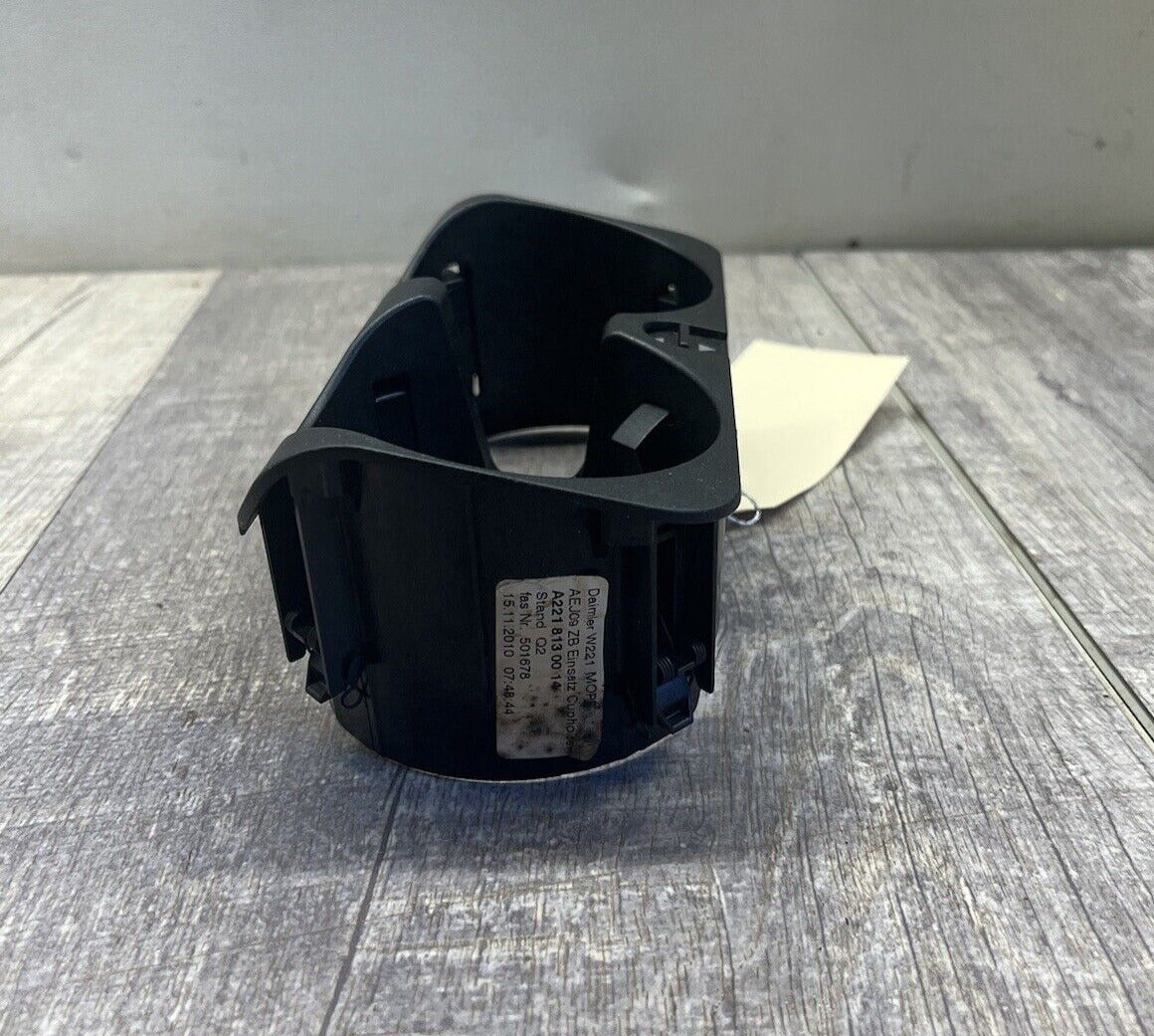 2010-13 Mercedes W221 S600 S550 S63 AMG Center Console Cup Holder Insert OEM