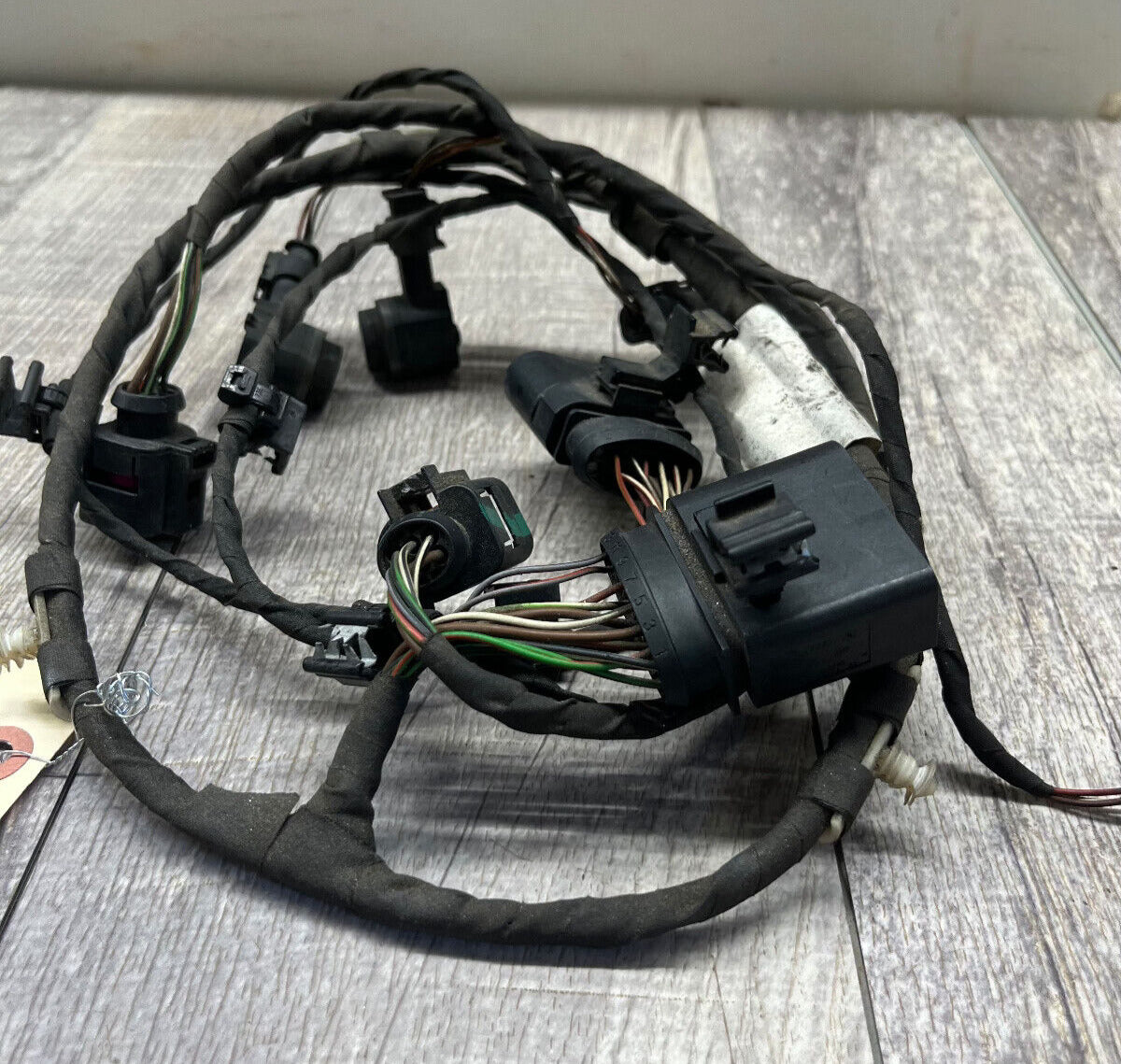 2007-12 Audi Q7 Rear Wiring Harness Cable Bumper OEM