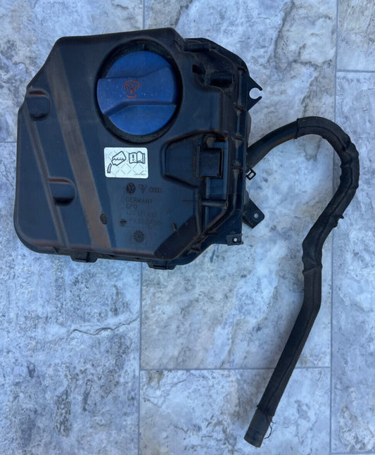 2011-15 Audi Q7 Engine Radiator Coolant Expansion Tank Reservoir OEM