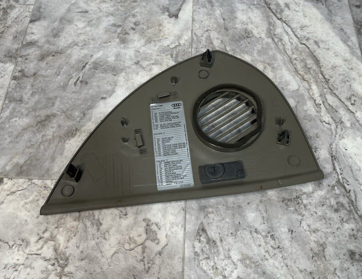 2007-15 Audi Q7 Left Side Fuse Box Dash Cover Panel Air Vent OEM