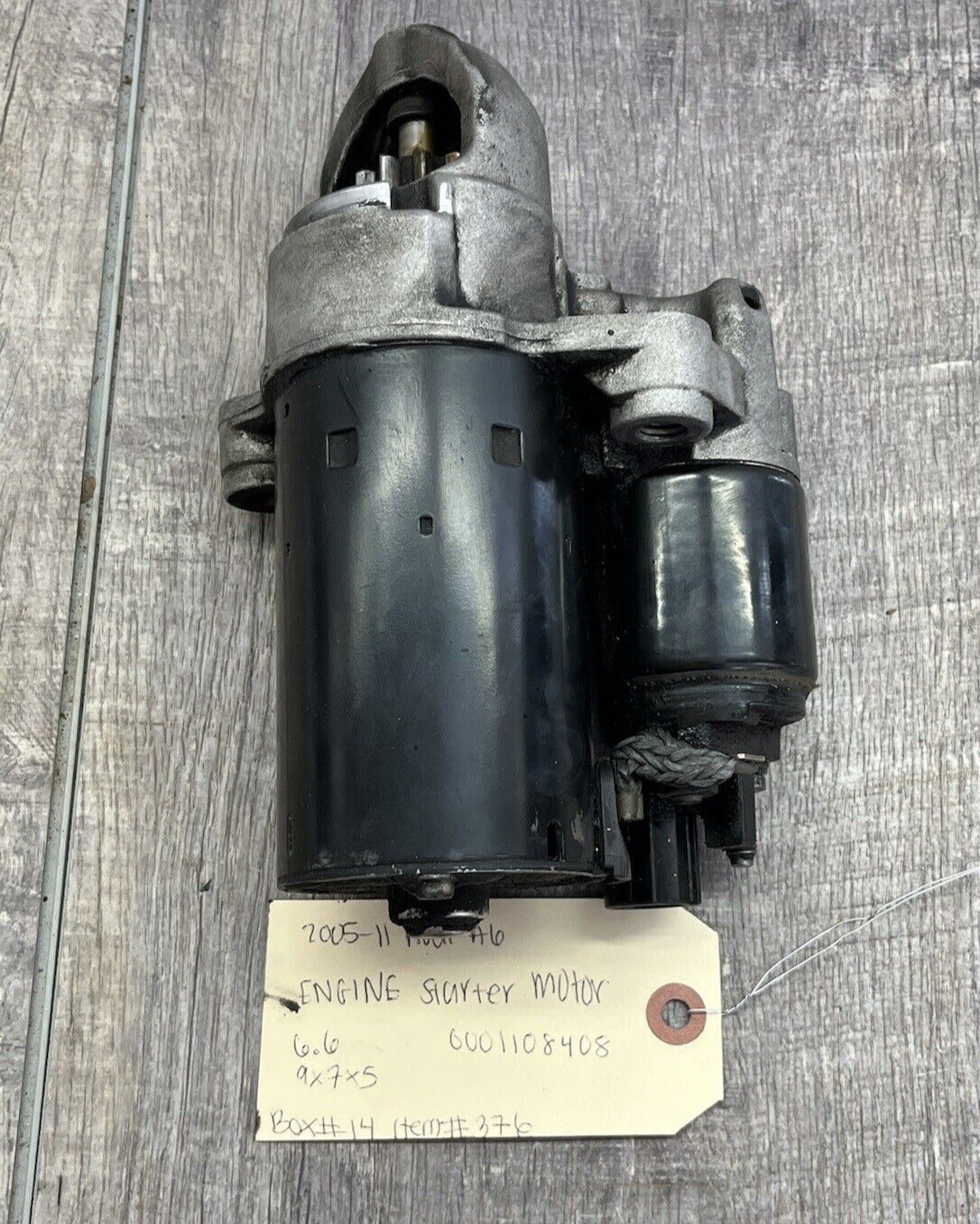 2005-11 Audi A6 V6 3.2L Starter Motor Solenoid OEM