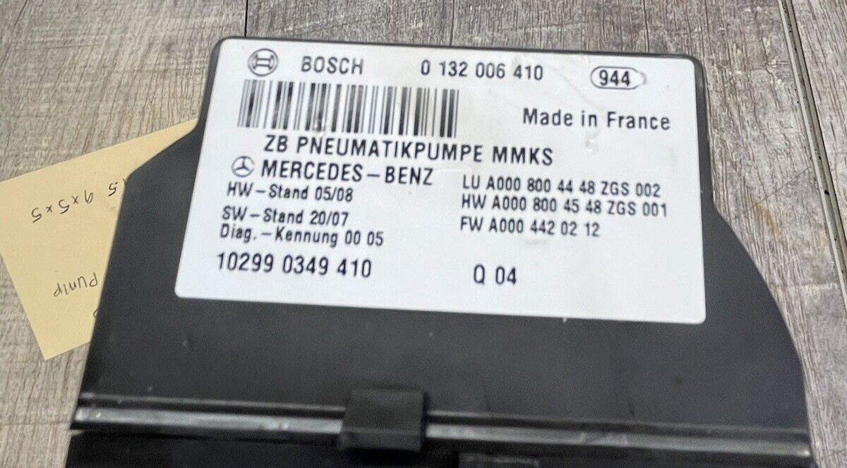 2006-20 Mercedes W221 S550 CL500 Dynamic Seat Vacuum Pump OEM