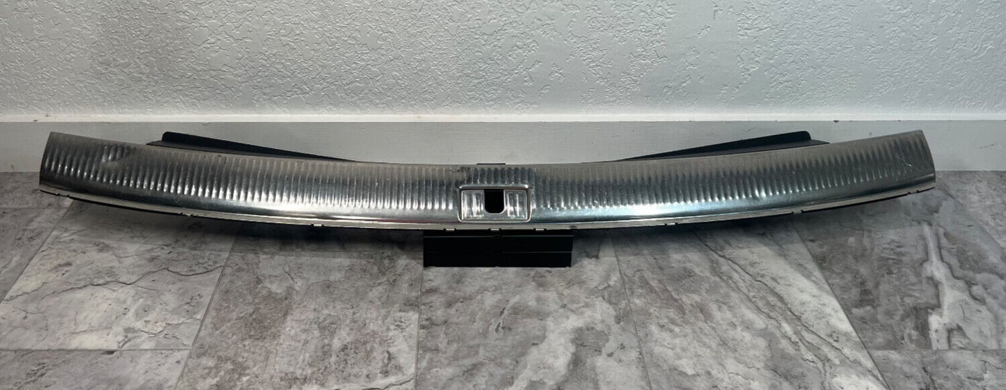 2007-15 Audi Q7 Rear Trunk Sill Scuff Plate Trim Cover Panel Molding OEM