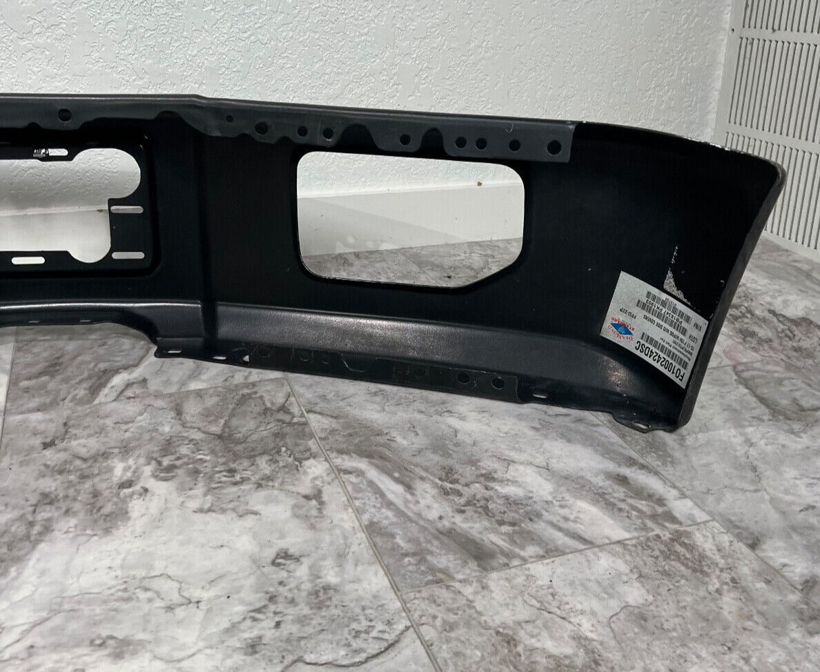 2015-17 Ford F-150 Front Bumper Face Bar W/ Fog Black