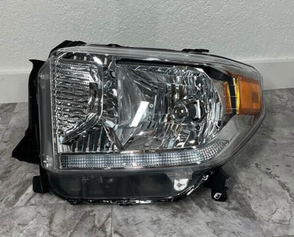 2014-17 Toyota Tundra Left Driver Side Headlight Halogen W/LED