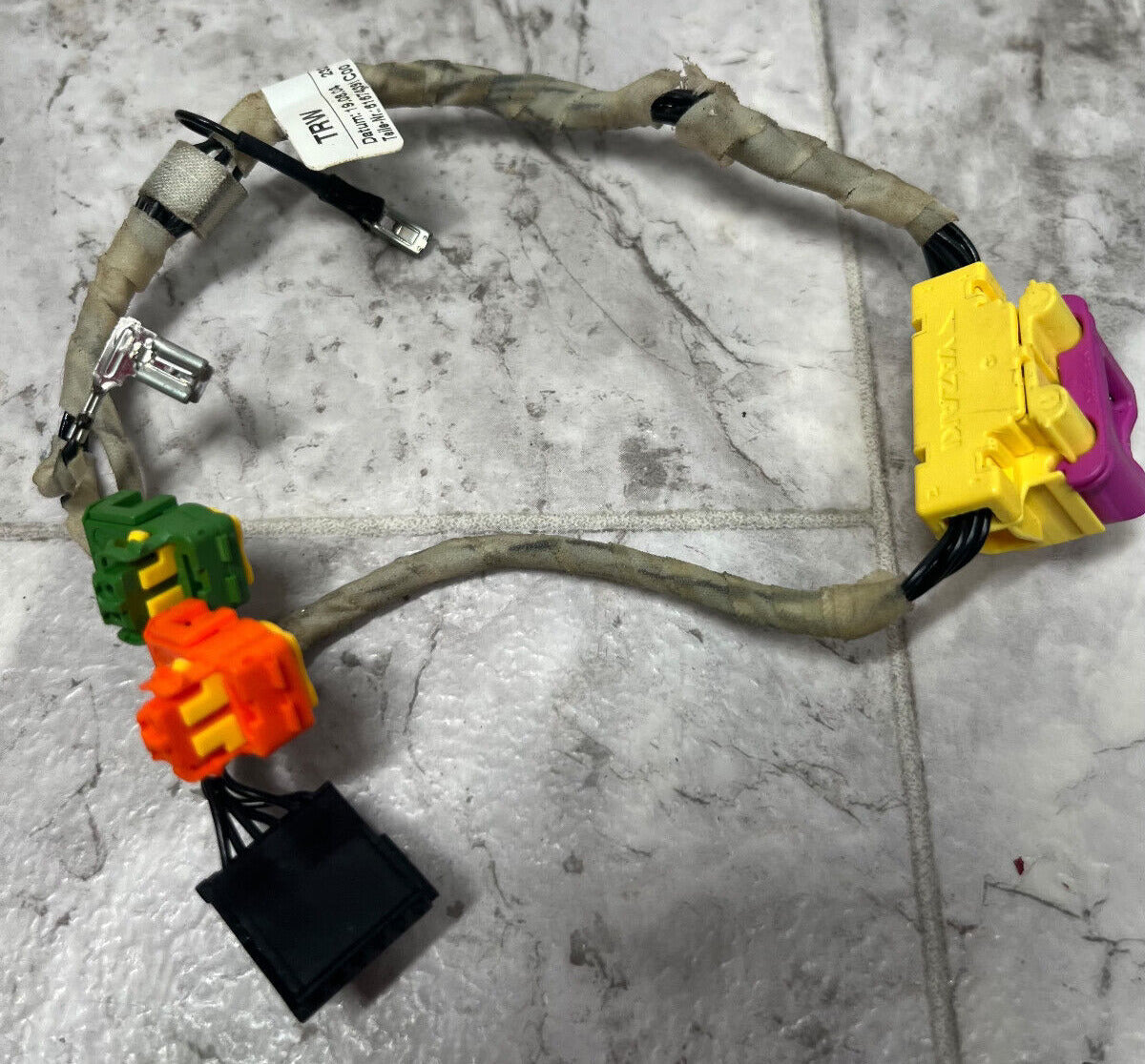 2005-12 Audi A4 A6 A8 A8L Q7 S4 S6 S8 Clock Spring Wire Harness OEM