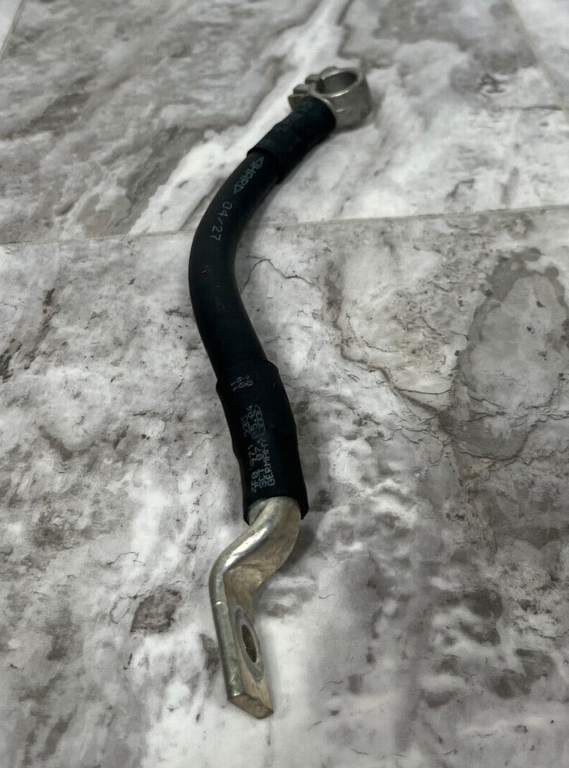 2005-11 Audi A6 C6 Negative Terminal Battery Cable Wiring OEM