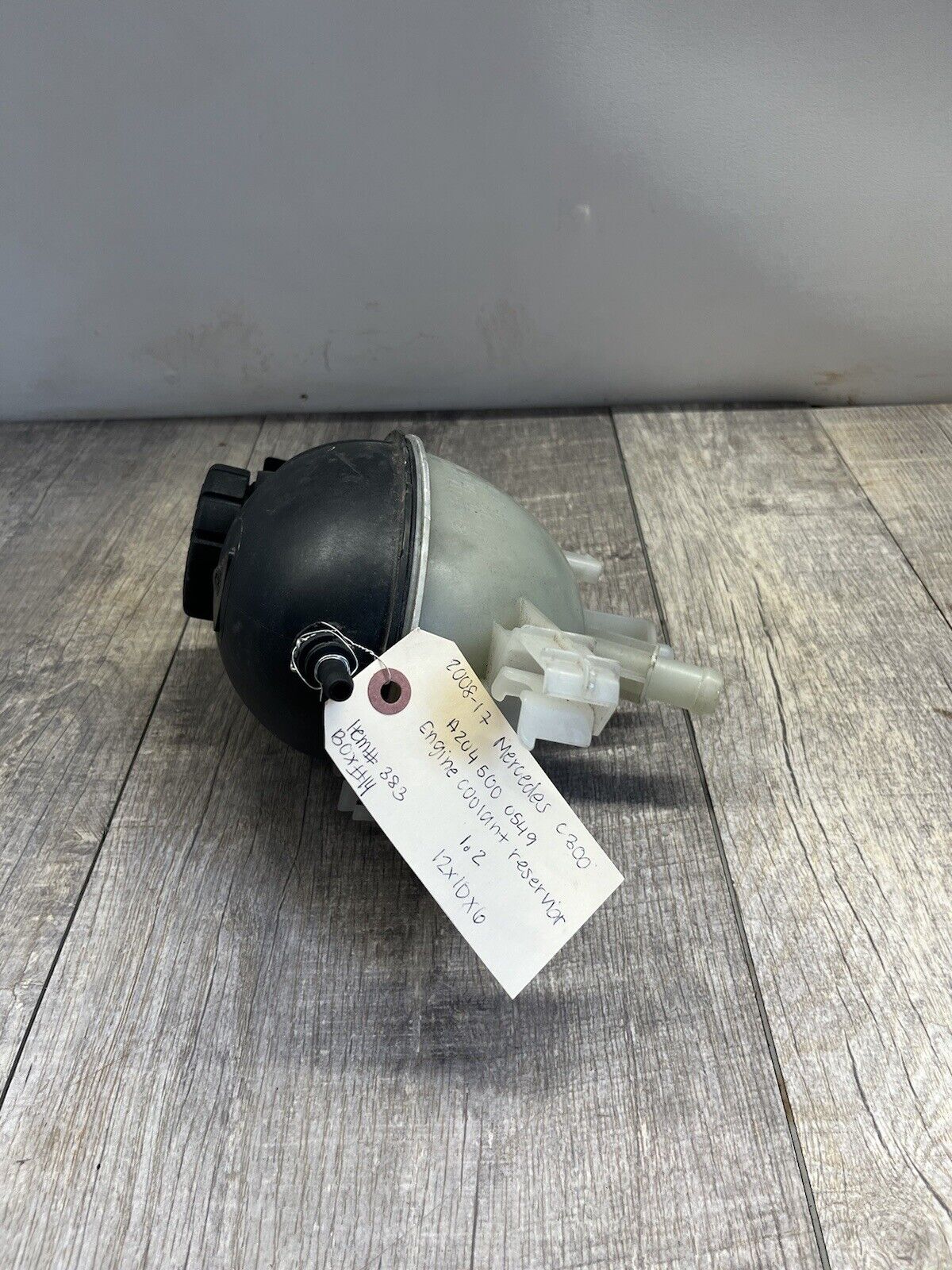 2008-11 Mercedes W204 C250 C300 Radiator Coolant Overflow Tank Reservoir OEM