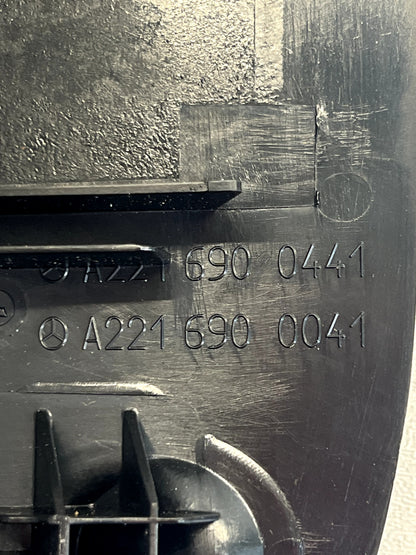 2007-13 Mercedes W221 S550 S400 Trunk Lid Lock Latch Trim Cover  OEM