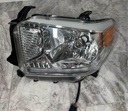 2014-17 Toyota Tundra Left Driver Side Headlight Halogen W/LED