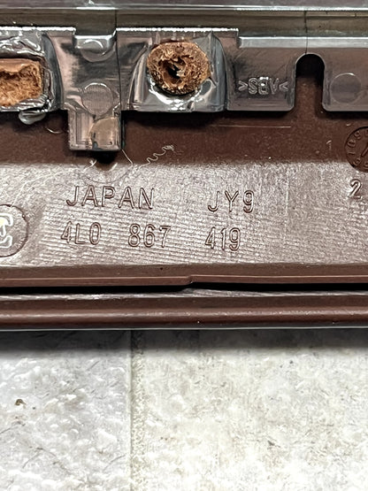 2007-15 Audi Q7 Rear Left Driver Side Interior Door Panel Trim Molding OEM