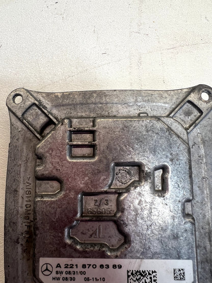 2014 Mercedes S550 CL550 LED Headlight Voltage Regulator Ballast Module OEM