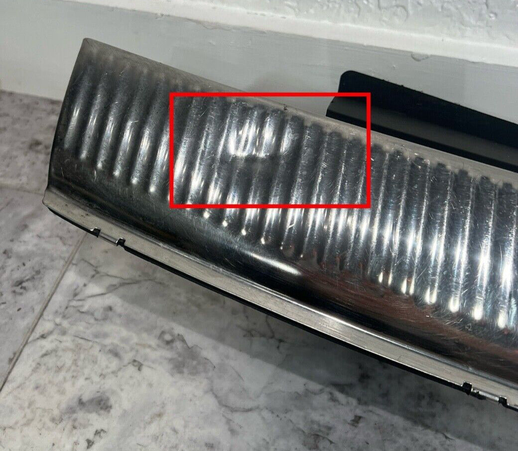 2007-15 Audi Q7 Rear Trunk Sill Scuff Plate Trim Cover Panel Molding OEM