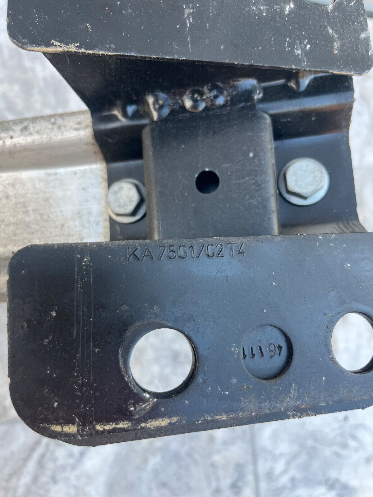 2007-15 Audi Q7 Rear Bumper Reinforcement Impact Support Crash OEM