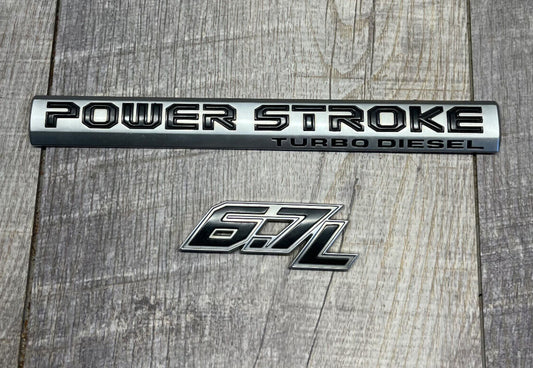 2017-20 Ford F250 F350 6.7L Power Stroke Turbo Diesel Emblem OEM