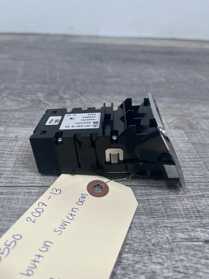 2007-14 Mercedes W221 S63 CL550 Electronic Parking Button Switch  OEM
