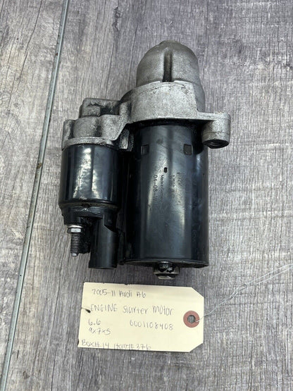 2005-11 Audi A6 V6 3.2L Starter Motor Solenoid OEM