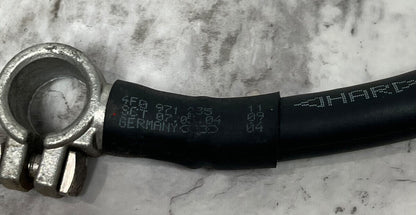 2005-11 Audi A6 C6 Negative Terminal Battery Cable Wiring OEM