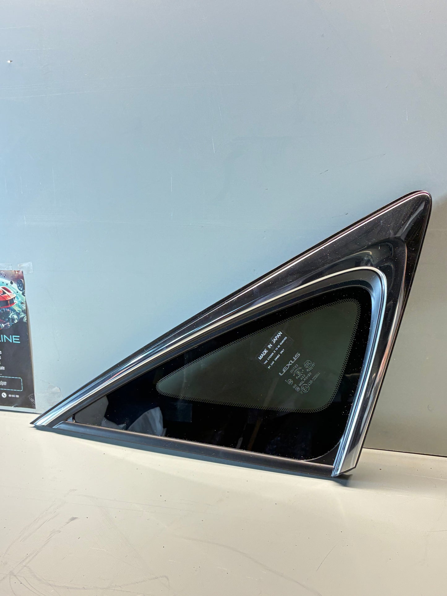 2018-21 Lexus NX300 Rear Left Window Glass