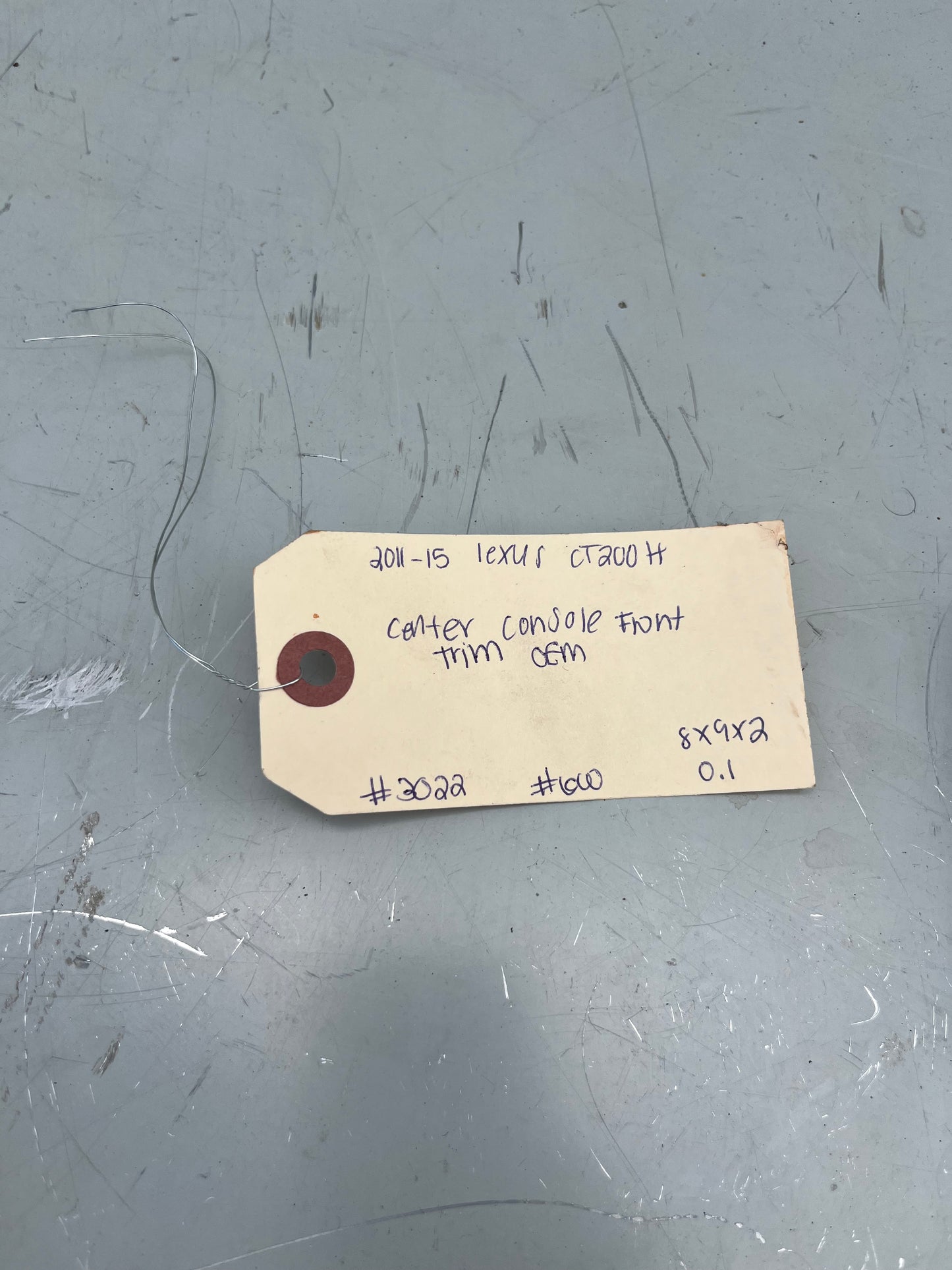 2011-15 Lexus CT200H Center Console Front Trim OEM