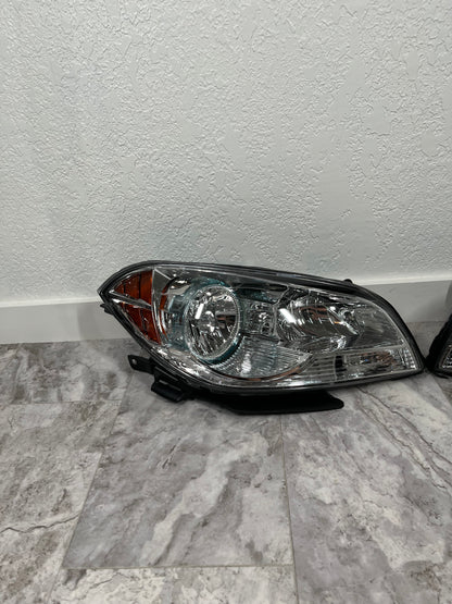 2008-12 Chevy Malibu Halogen Headlight Left and Right Side