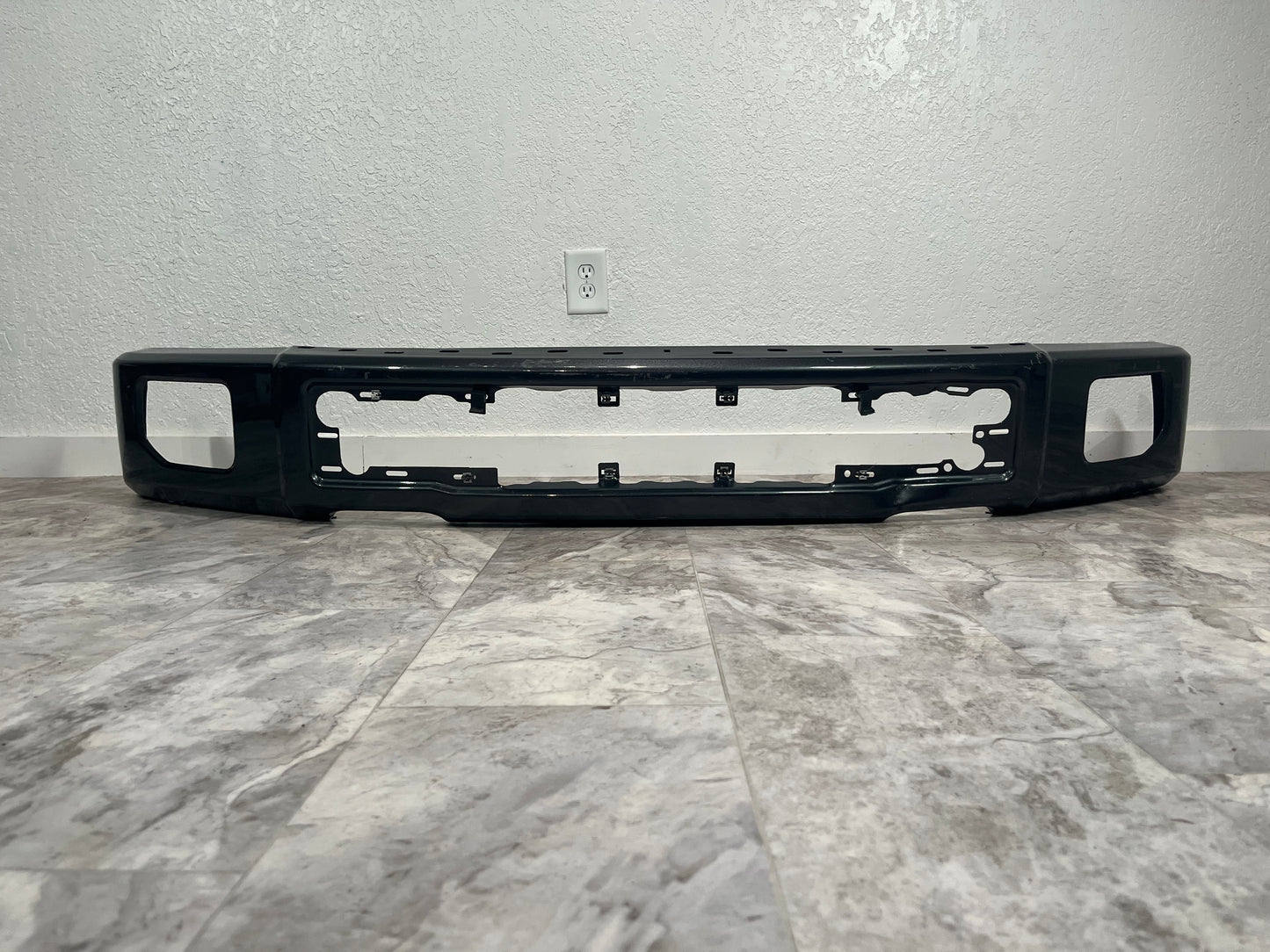 2015-17 Ford F-150 Front Bumper Face Bar W/ Fog Black